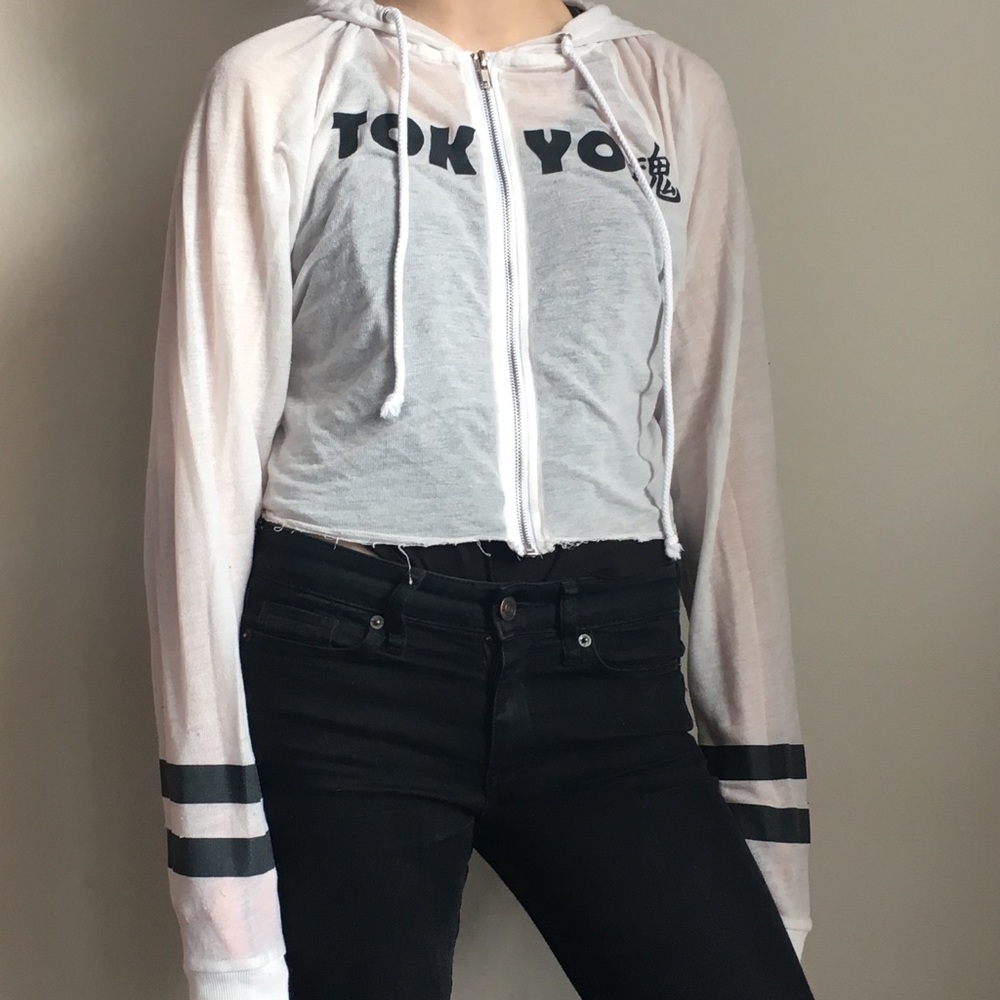 White thin jacket